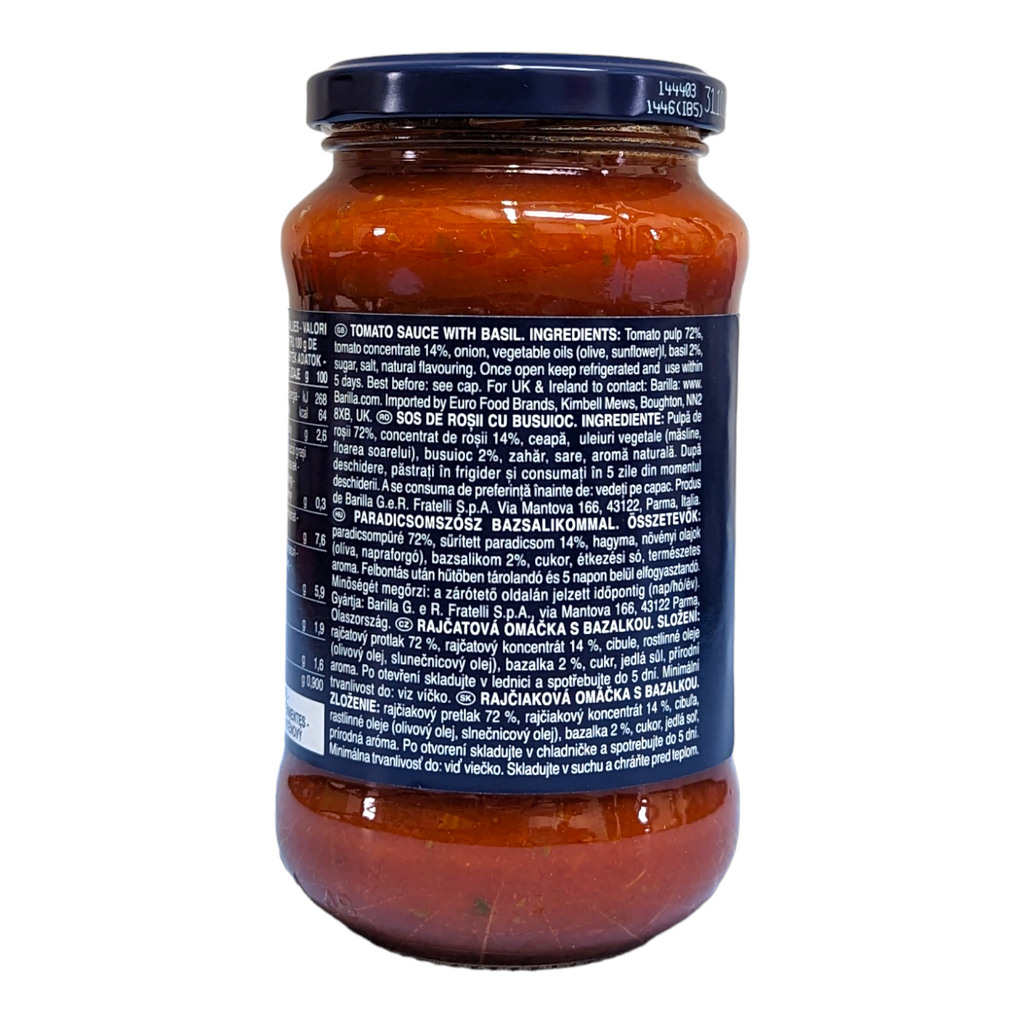 Barilla Sugo al Basilico - Tomato & Basil Pasta Sauce 400g