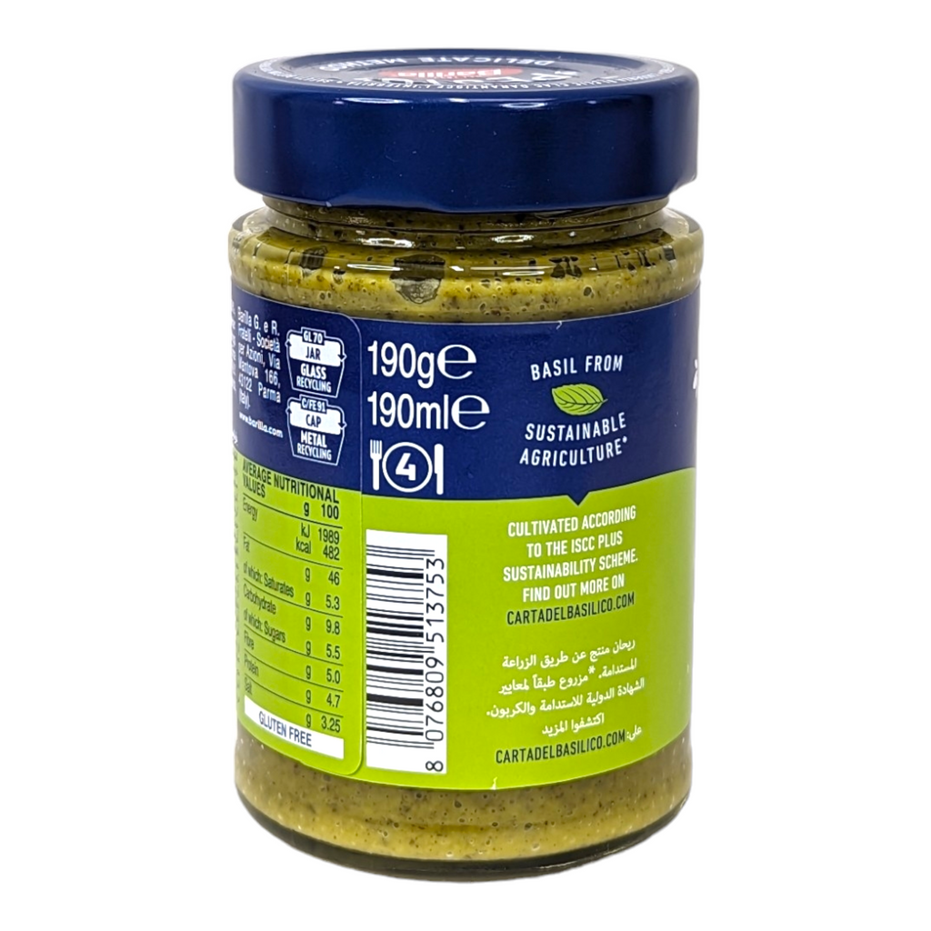 Barilla Genovese Pesto Basil Parmesan Garlic 190g