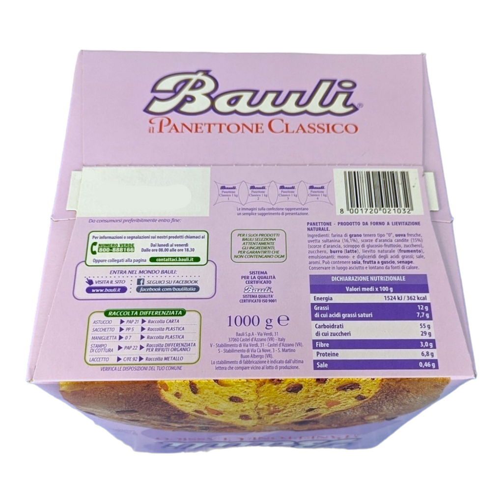 Bauli Il Panettone Classico 1kg