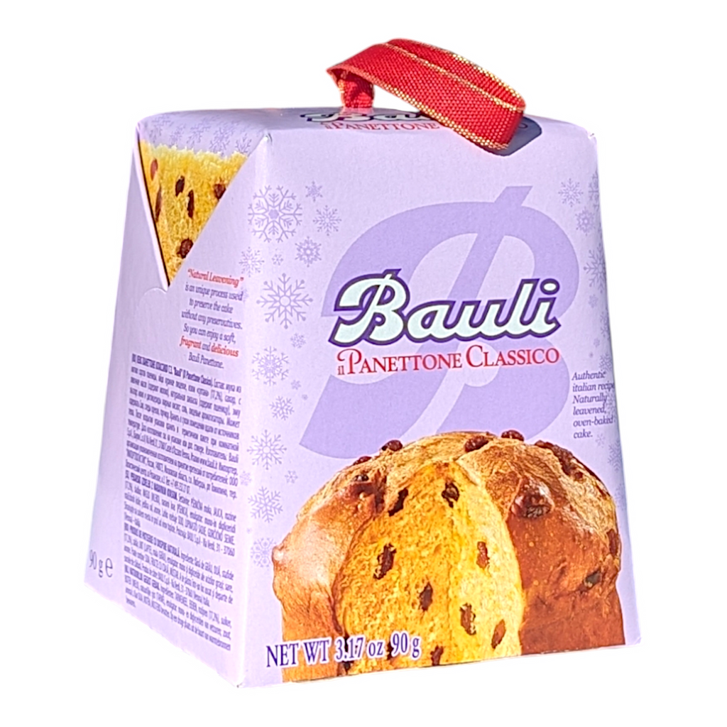 Bauli Mini Panettone Classico -  MINI Cake Enriched with Raisins and Candied Fruits 90g