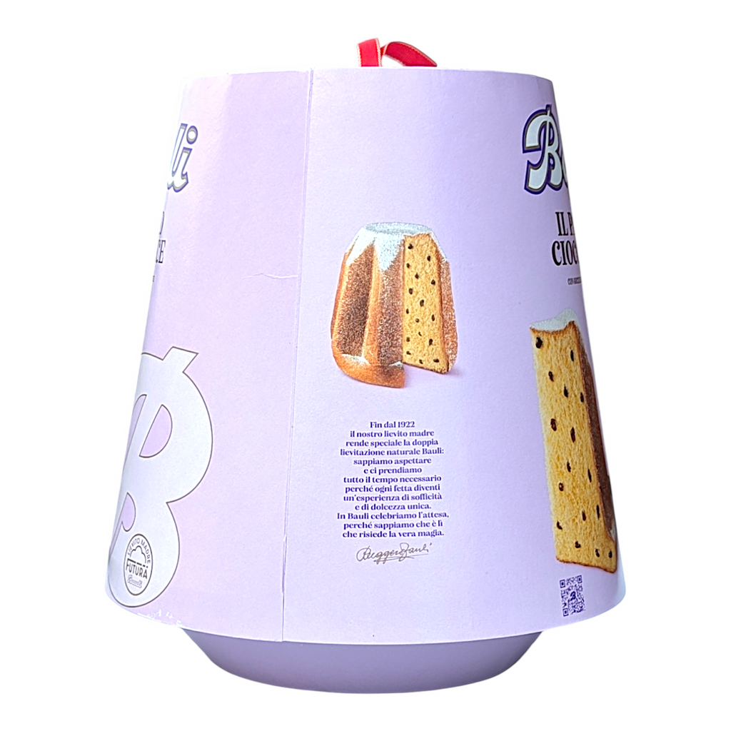 Bauli Il Pandoro Ciocosoffice, Classic with Extra Dark Chocolate Drops 750g