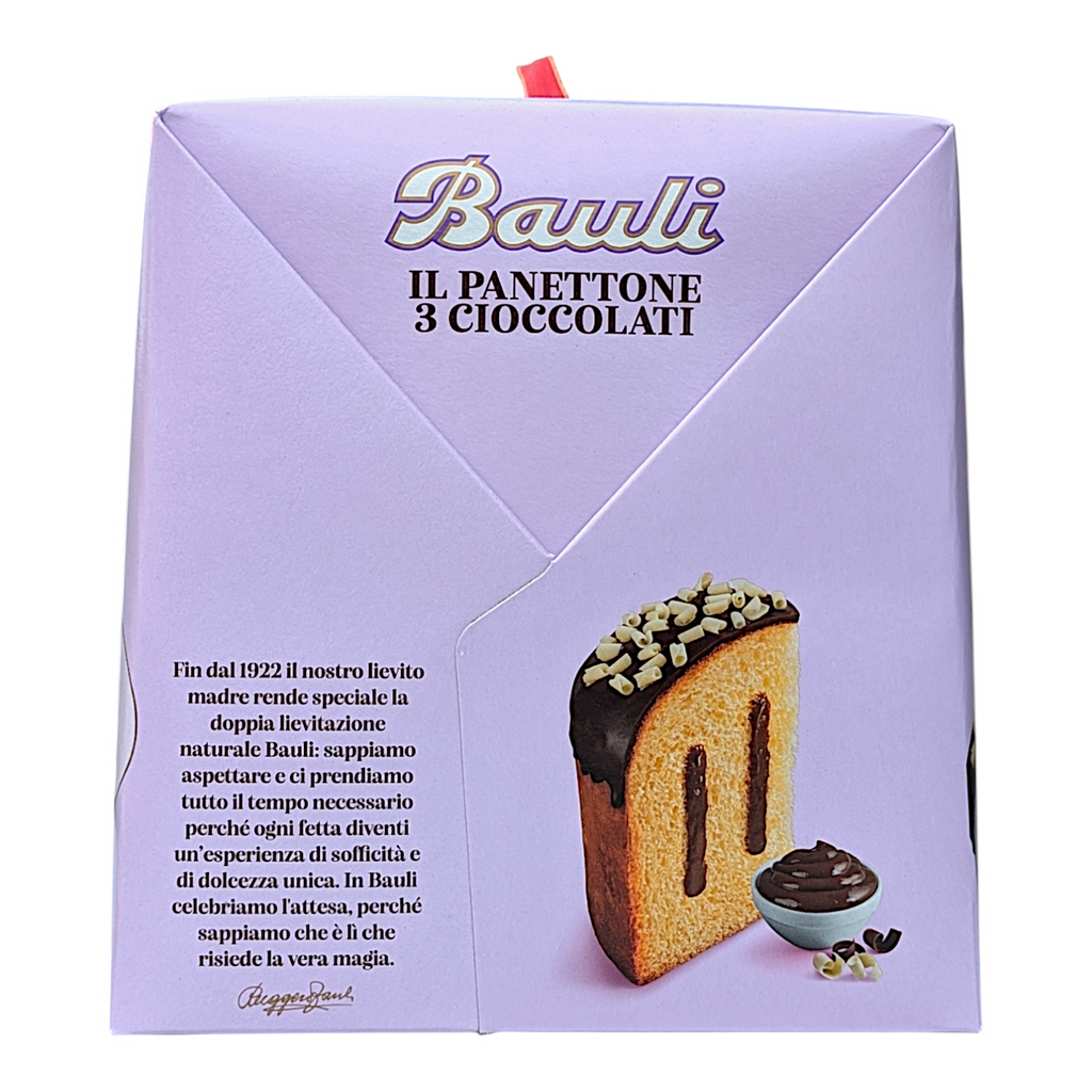 Bauli Il Panettone Tre Cioccolati, Triple Chocolate 750g