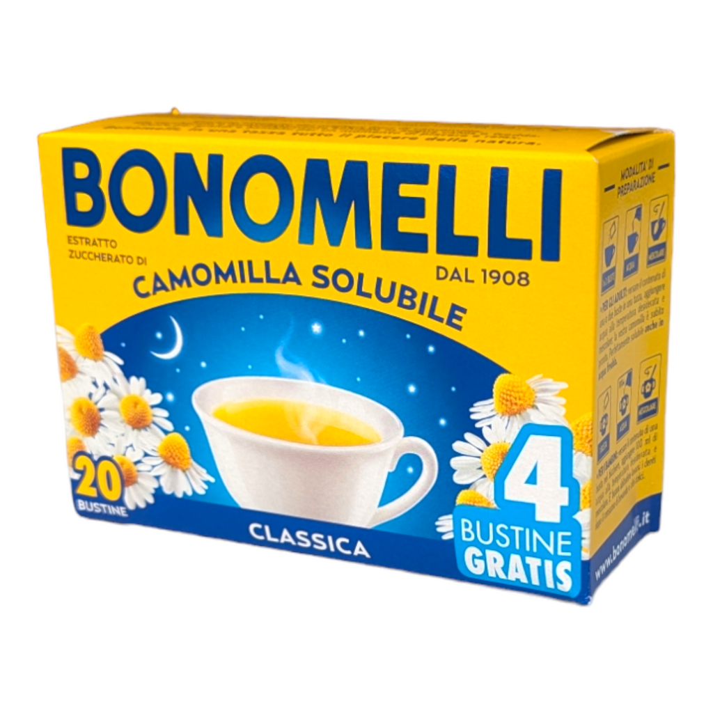 Bonomelli Instant Camomile Tea - Camomilla Soluble 20 Bags - 100g