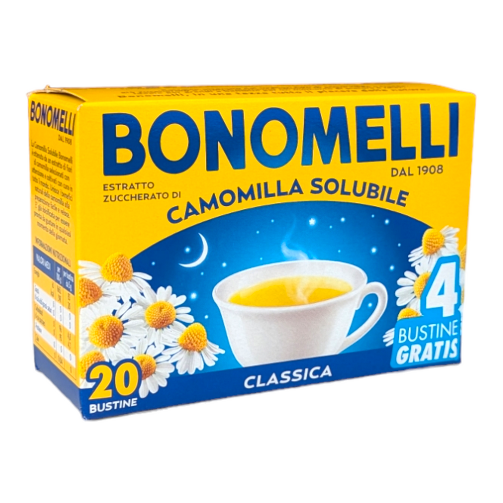 Bonomelli Instant Camomile Tea - Camomilla Soluble 20 Bags - 100g