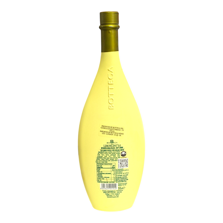 Bottega Limoncino 0.0 - Non-Alcoholic Limoncello 500ml