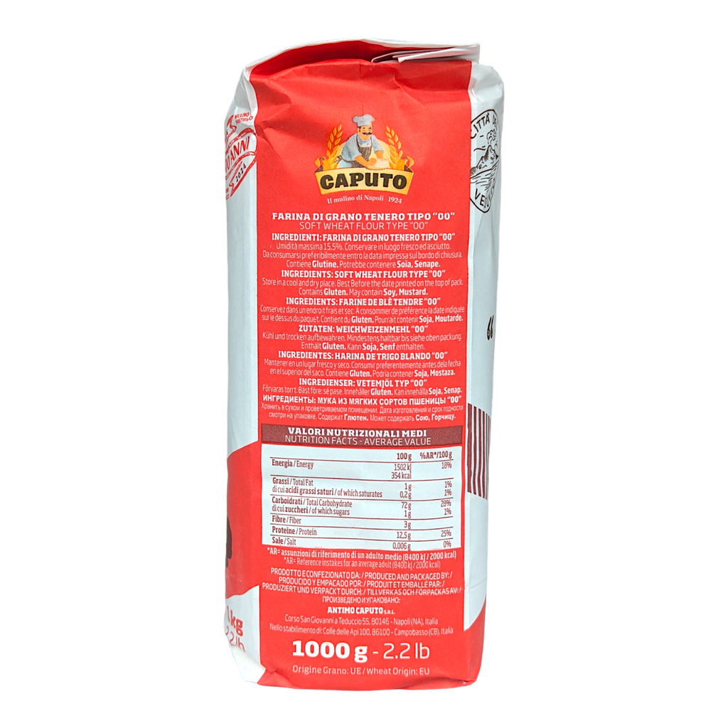 Caputo Farina Pizzeria Tipo "00", Flour For Traditional Doughs 1kg