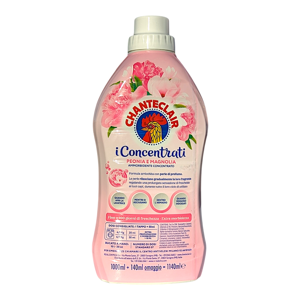 Chanteclair Laundry Fabric Softener with Scent Booster - Peony & Magnolia 1140ml