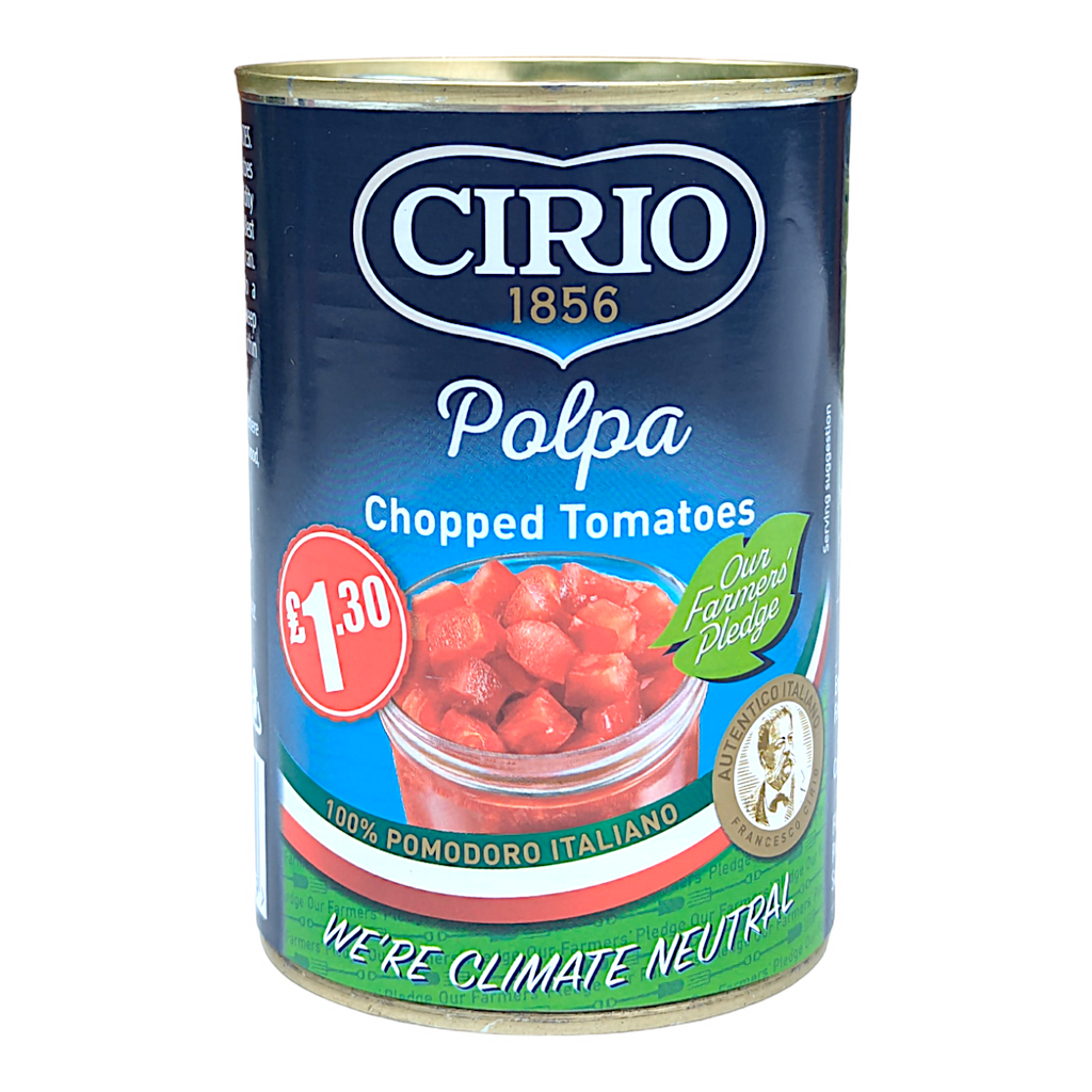 Cirio Chopped Tomatoes Polpa Can 400g