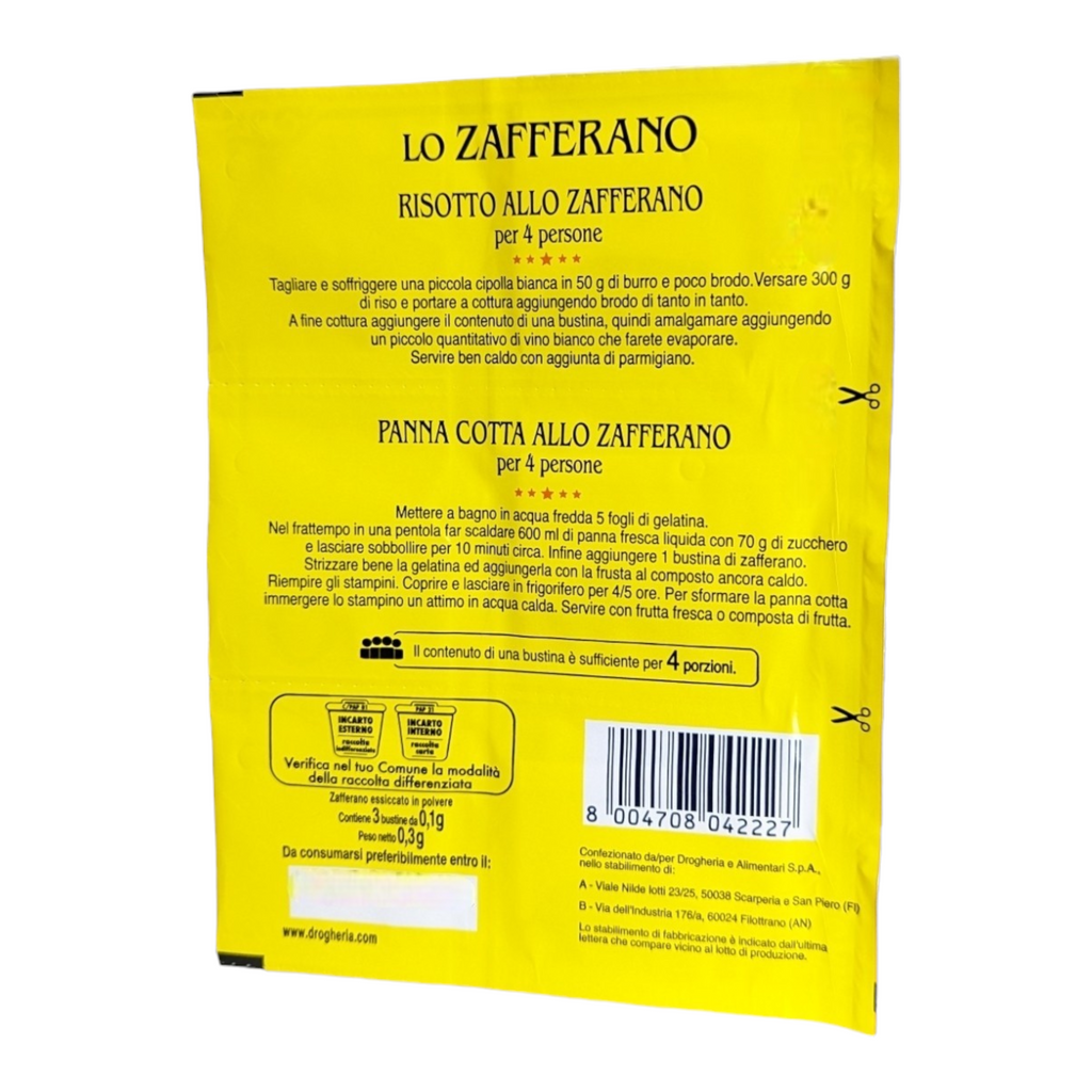 D&A Lo Zafferano, Italian powdered saffron 0.3g