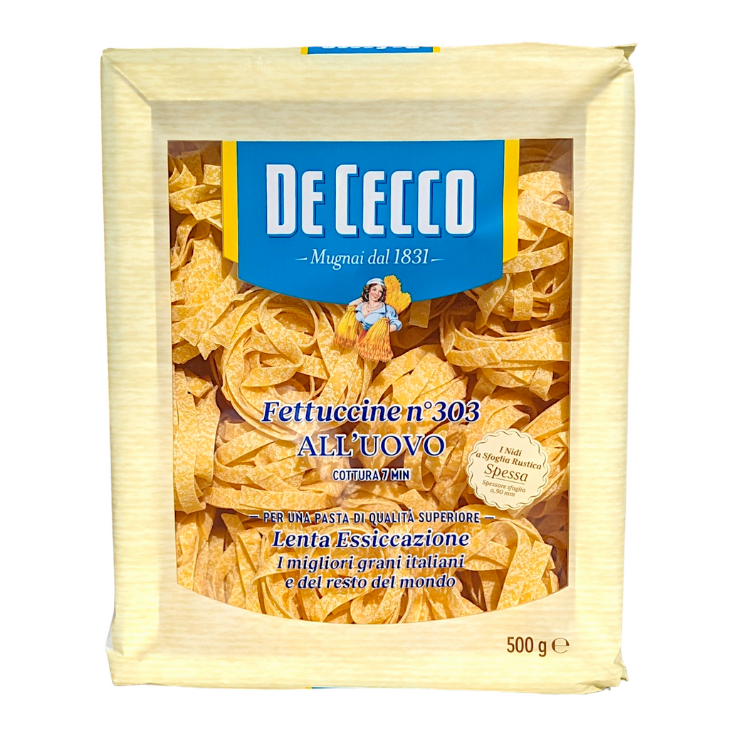 De Cecco Egg Pasta Fettuccine no.303 All'Uovo 500g