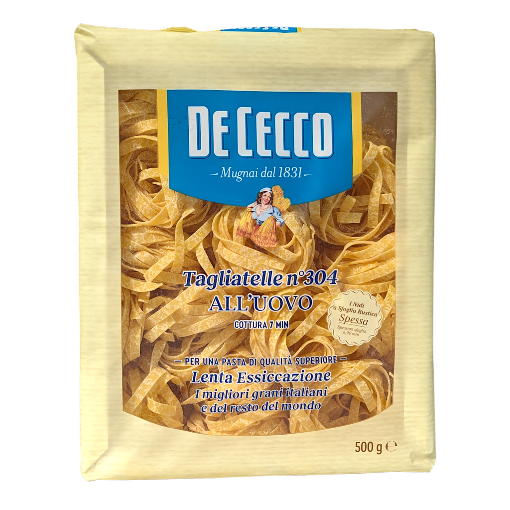 De Cecco Egg Pasta Tagliatelle no.304 All'Uovo 500g