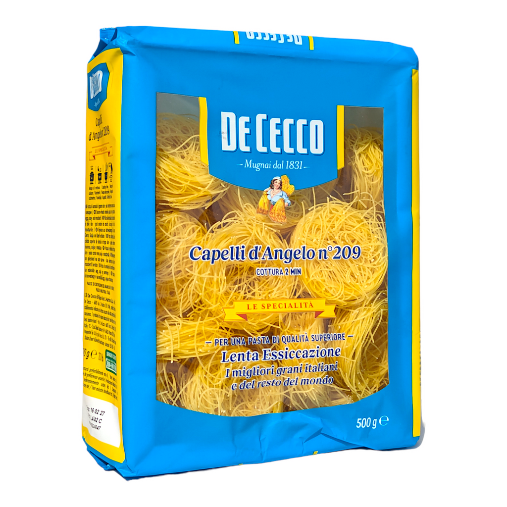 De Cecco Capelli d'Angelo no.209 - 500g Speciality Angel Hair Pasta