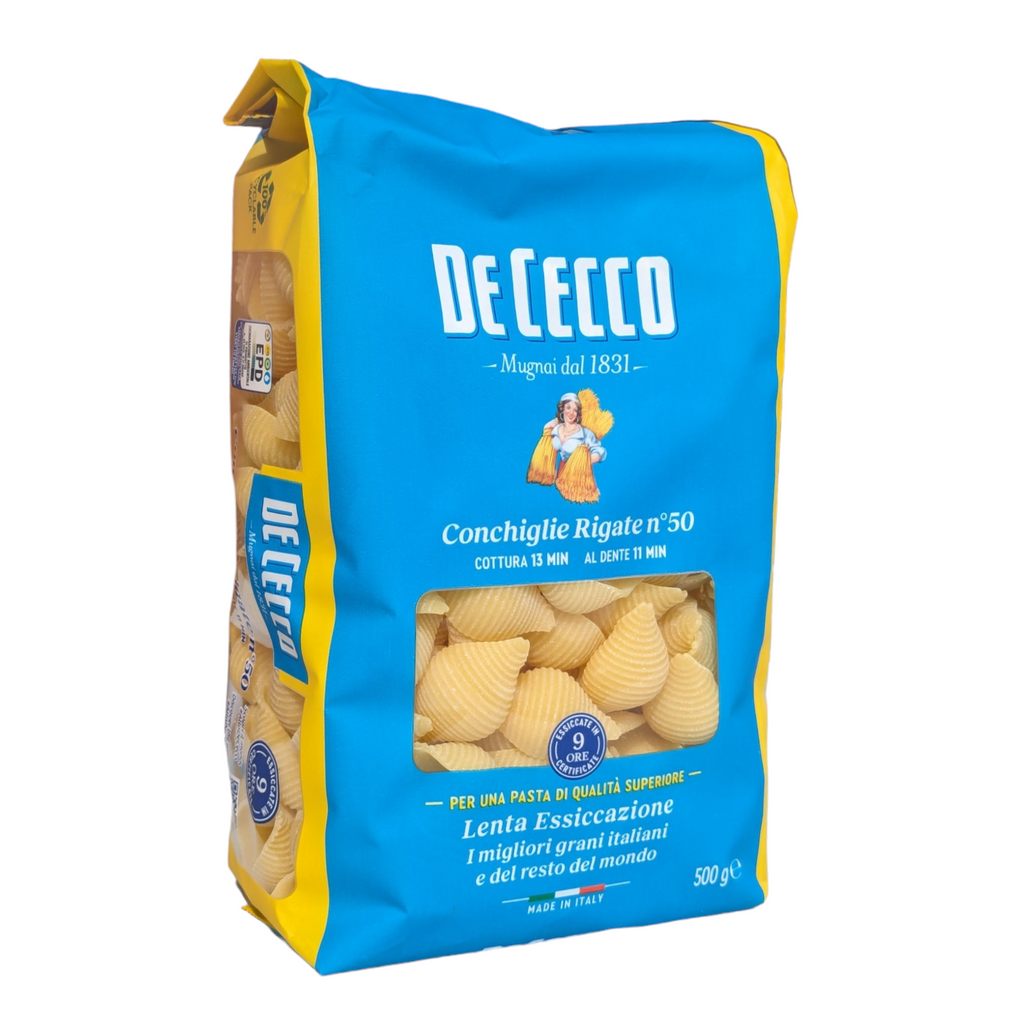 De Cecco Conchiglie Rigate No.50 - 500g