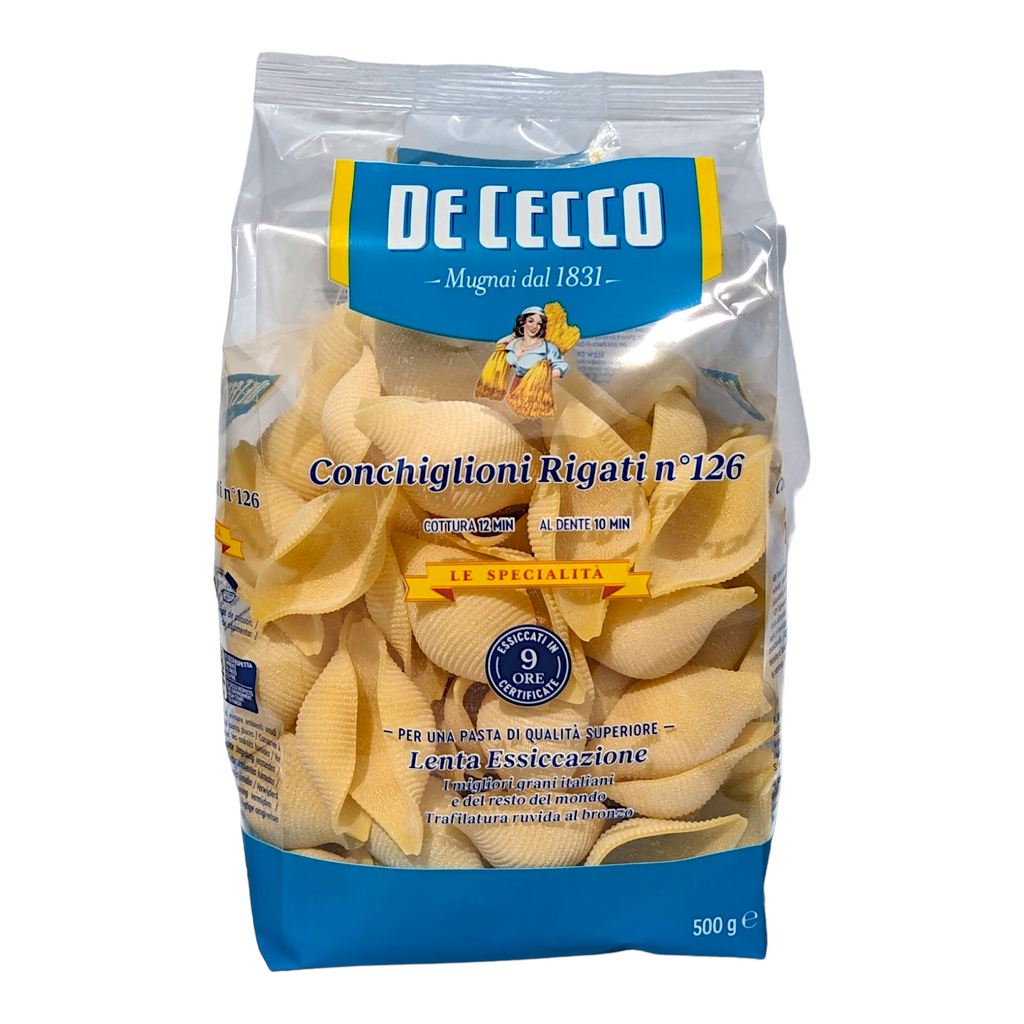 De Cecco Pasta Conchiglioni Rigati no.126 - 500g