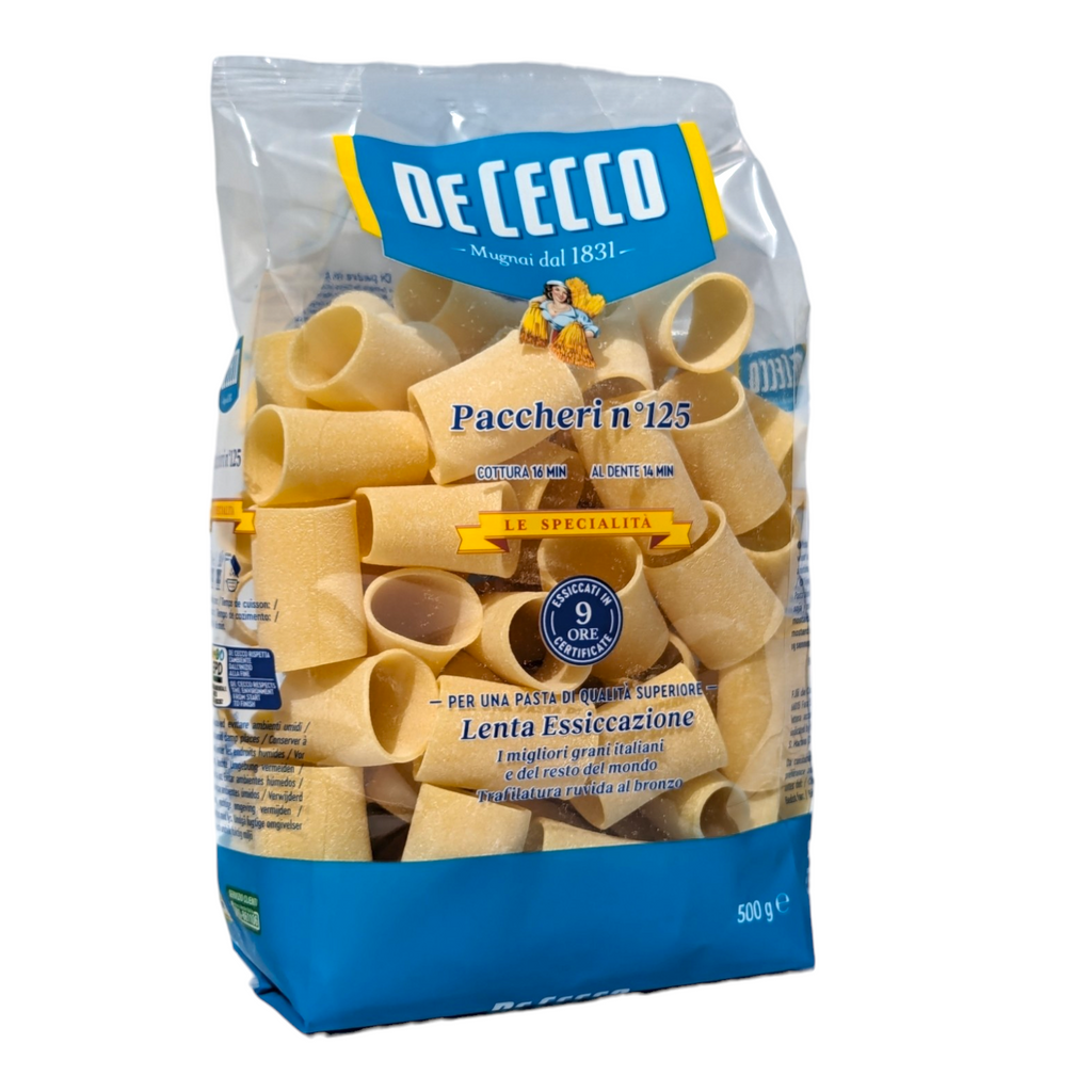 De Cecco Paccheri no.125 - 500g Speciality Large Pasta Shapes