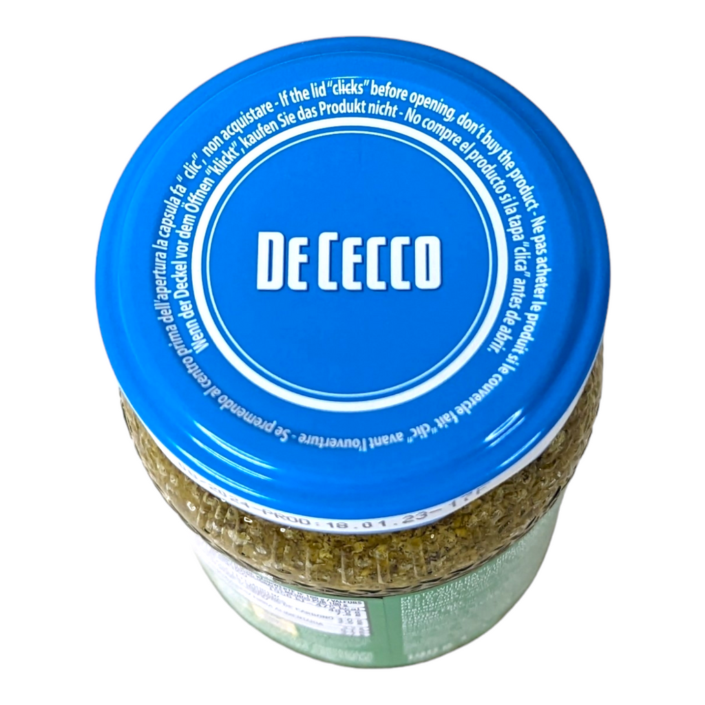 De Cecco Genovese Pesto Basil Parmesan 200g (without Garlic/Senza Aglio)