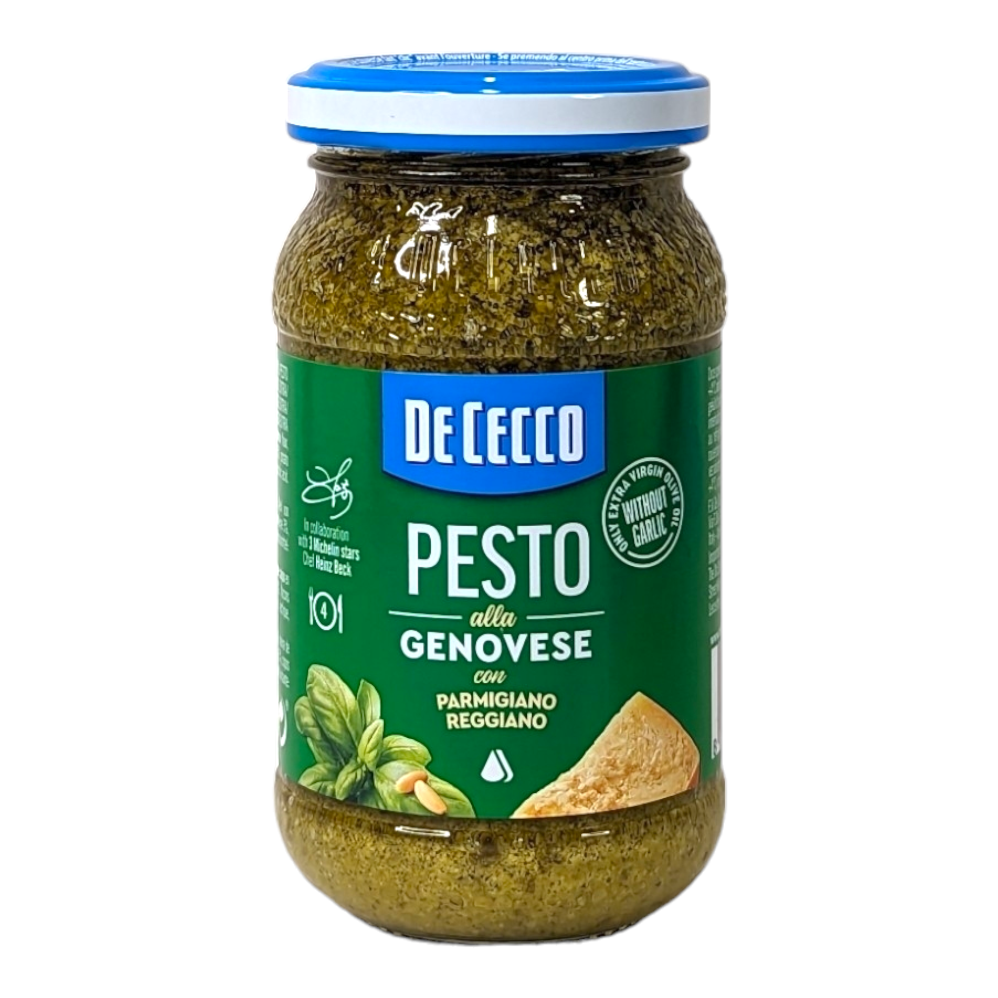 De Cecco Genovese Pesto Basil Parmesan 190g without Garlic Senza