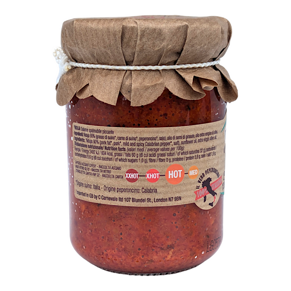 Delizie Di Calabria 'Nduja Calabrian Spicy Spreadable Salami 135g