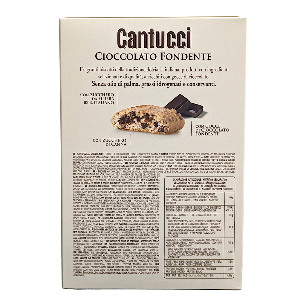 Falcone Cantucci - Dark Chocolate / Cioccolato Fondente Cantuccini Biscotti 200g