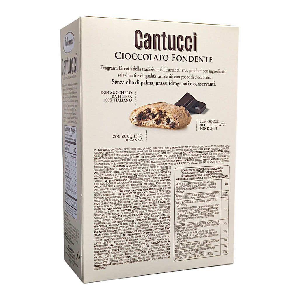 Falcone Cantucci - Dark Chocolate / Cioccolato Fondente Cantuccini Biscotti 200g