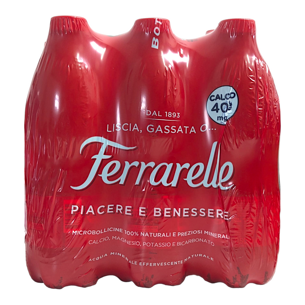 Ferrarelle Acqua Minerale Effervescente Small Bottles 6x500ml