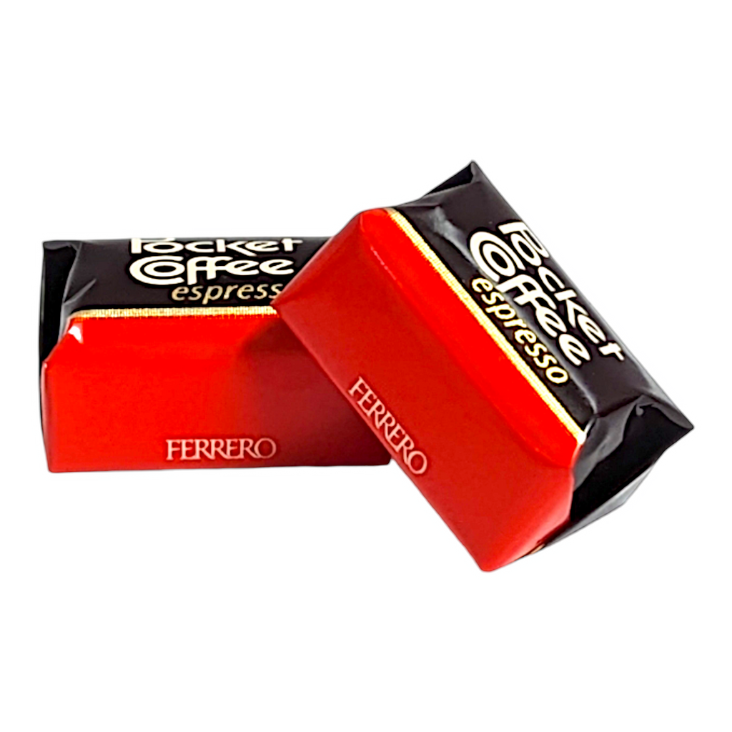 Ferrero Pocket Coffee - Dark Chocolates Filled with Liquid Espresso - Pack of 32