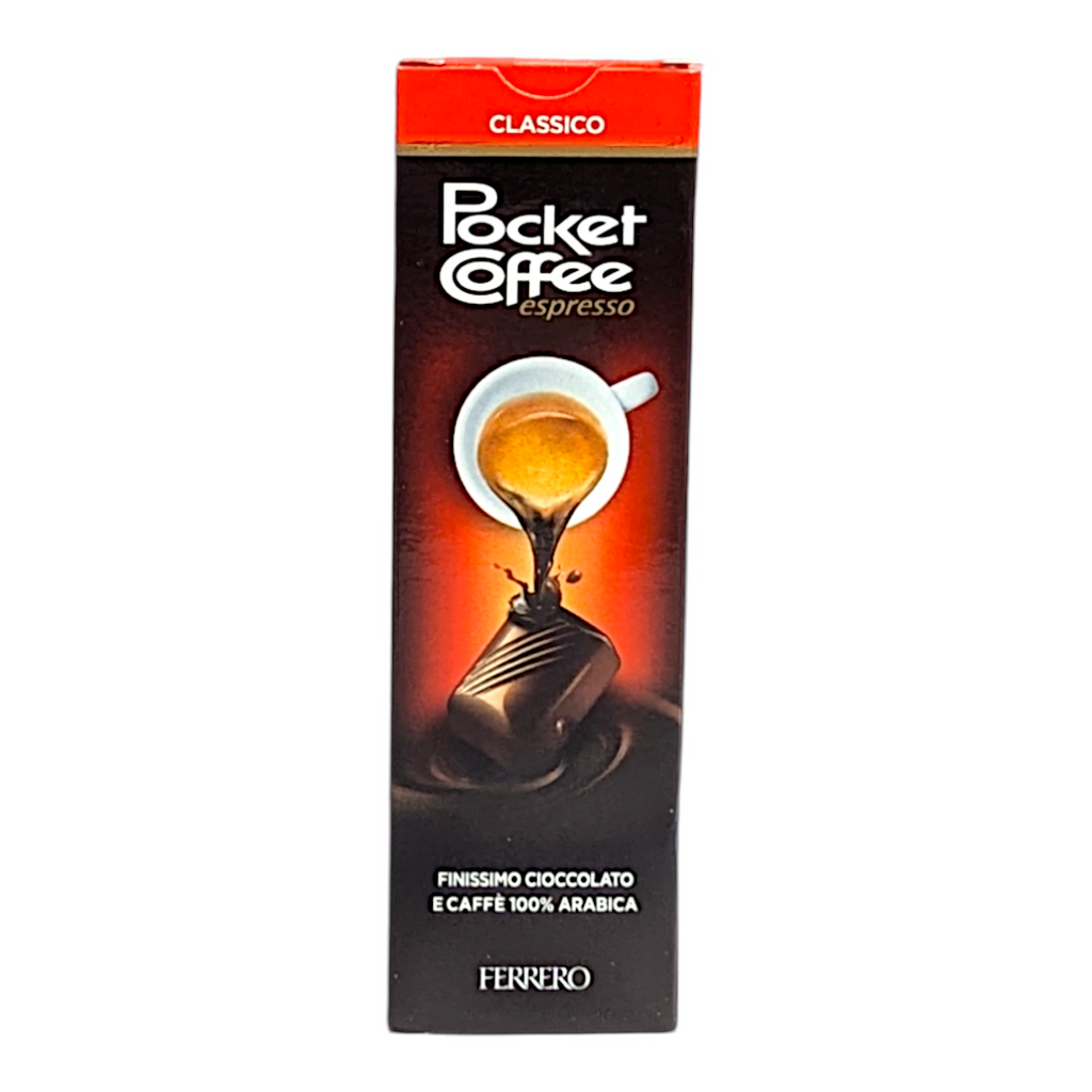 Ferrero Pocket Coffee - Dark Chocolates Filled with Liquid Espresso - Pack of 5