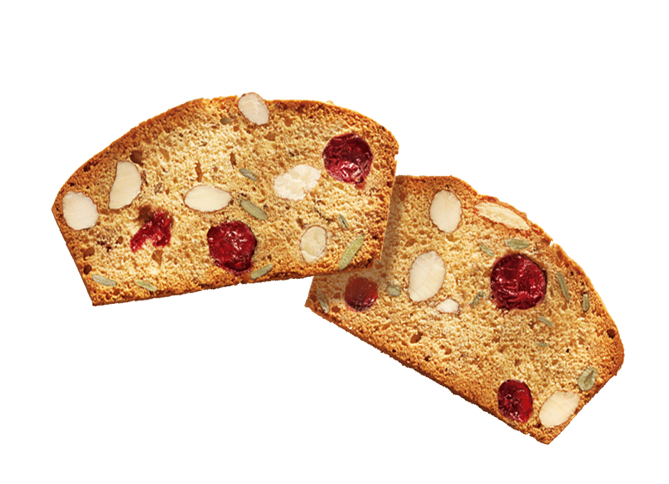 Galbusera Belle Buone Rusks with Cranberries, Almonds and Pumpkin Seeds 150g
