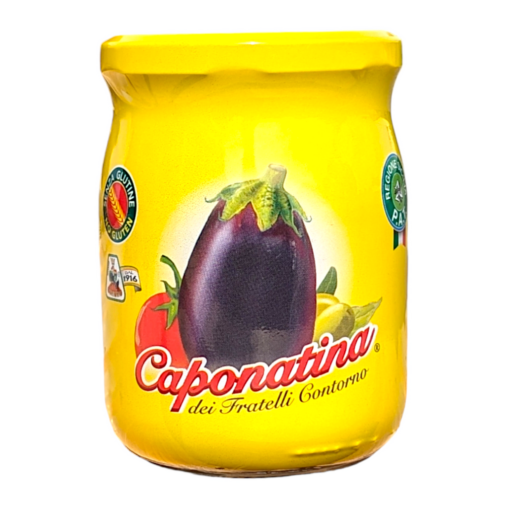 Fratelli Contorno Aubergine Caponata - Caponatina alle Melanzane, Gluten Free 540g