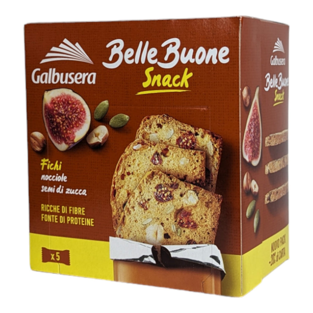 Galbusera Belle Buone Rusks with Figs, Hazelnuts and Pumpkin Seeds 150g