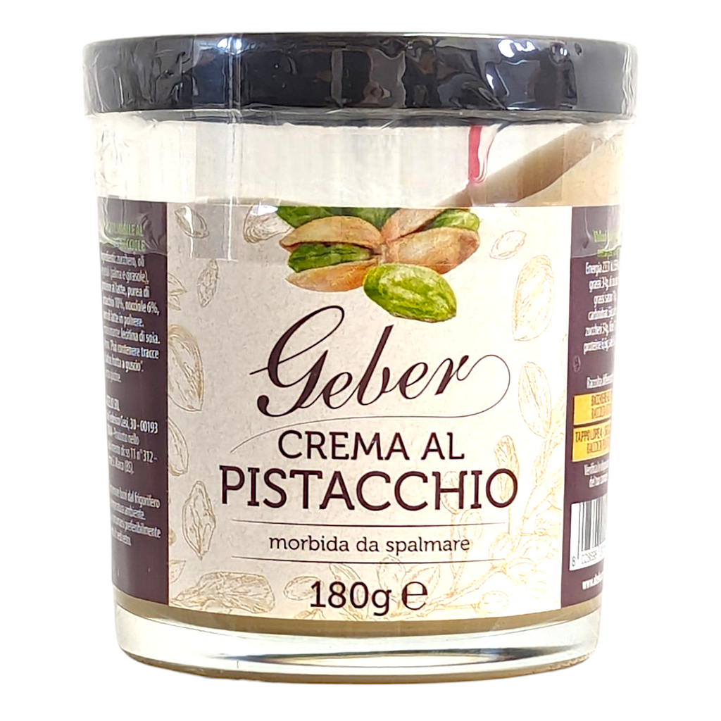 Geber Crema al Pistacchio, Pistachio Cream Spread Italian 180g