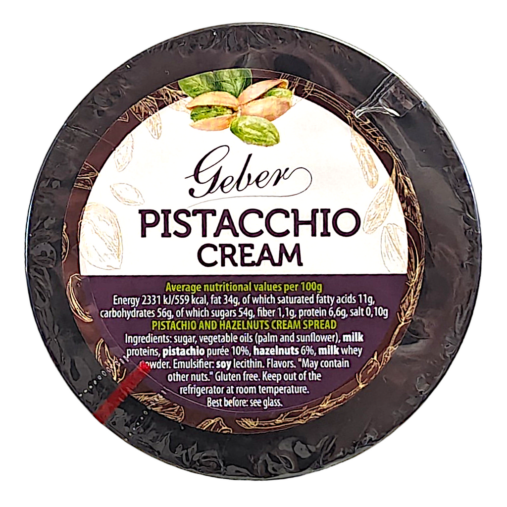 Geber Crema al Pistacchio, Pistachio Cream Spread Italian 180g