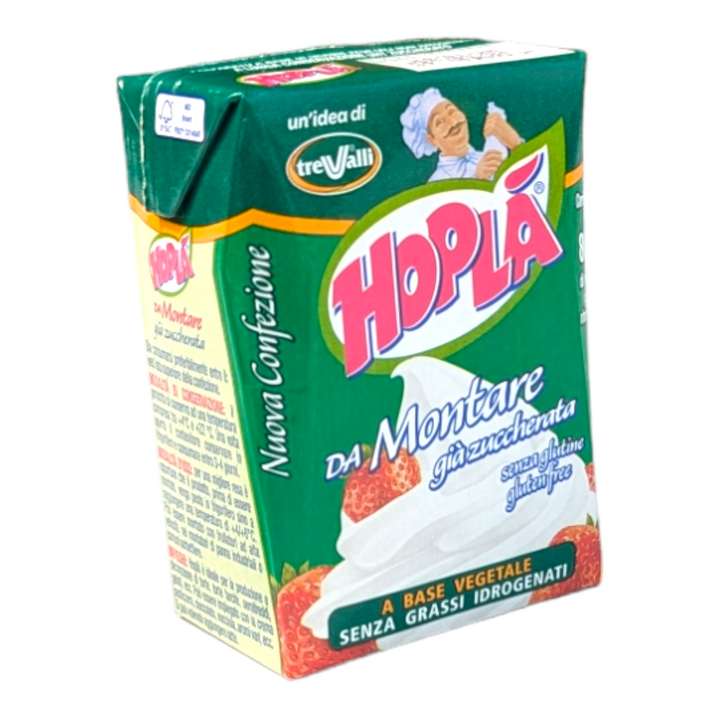 Hopla Sweetened Whipping Cream Alternative - Gluten Free 200ml