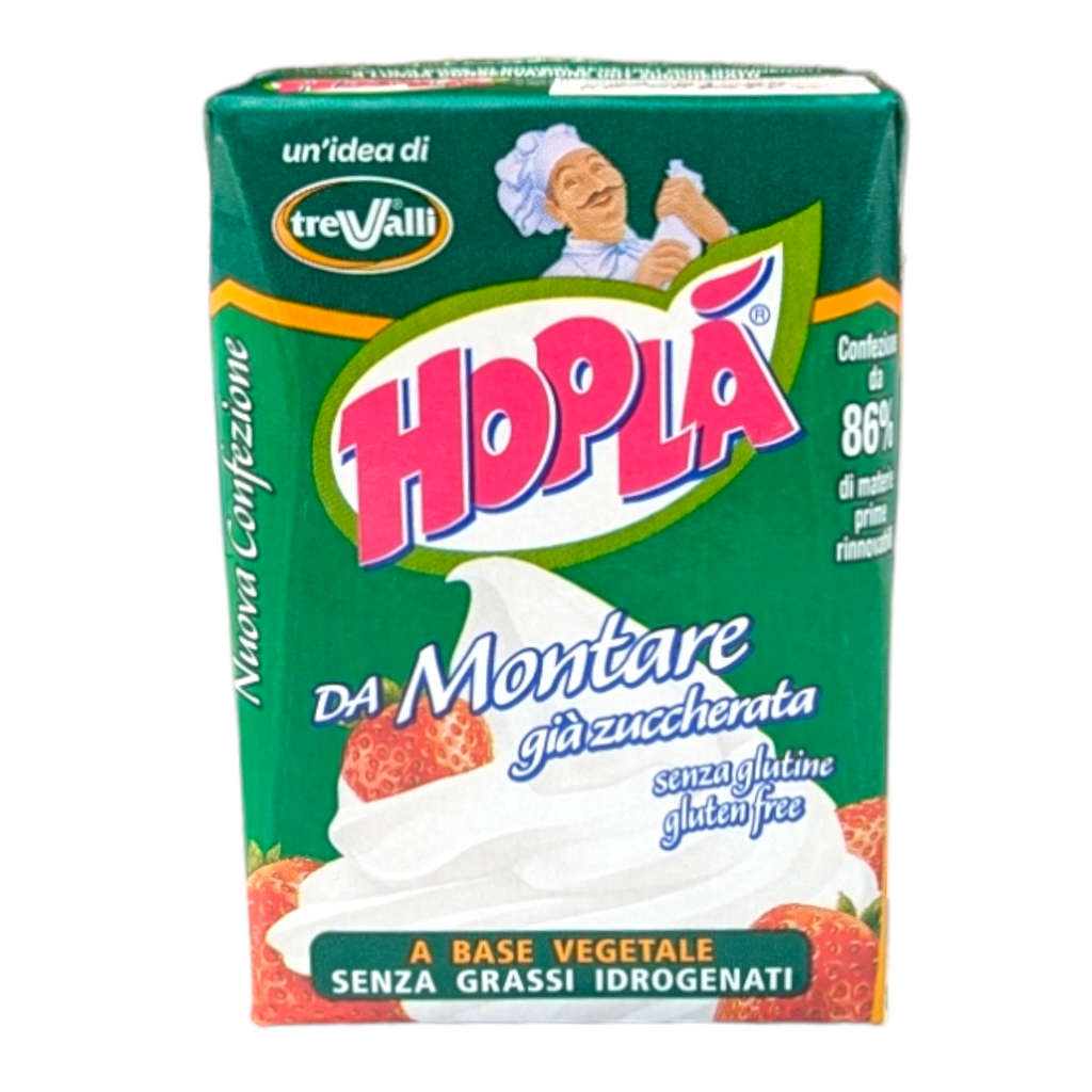 Hopla Sweetened Whipping Cream Alternative - Gluten Free 200ml