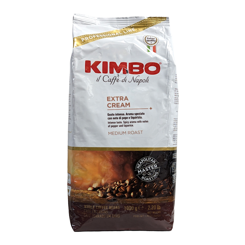 Kimbo Espresso Bar Extra Cream, Whole Coffee Beans - 1kg