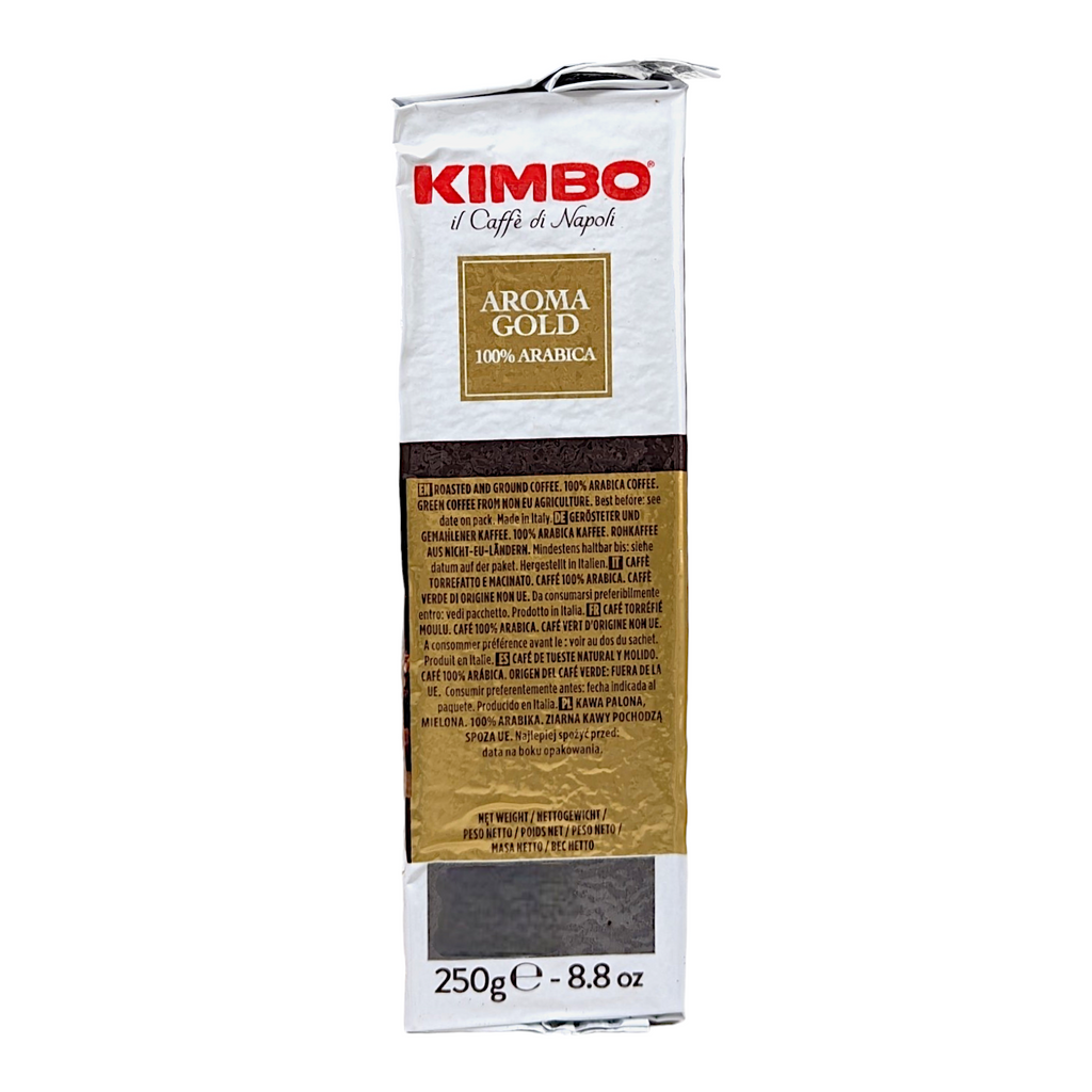 Kimbo Ground Coffee Aroma Gold 250g