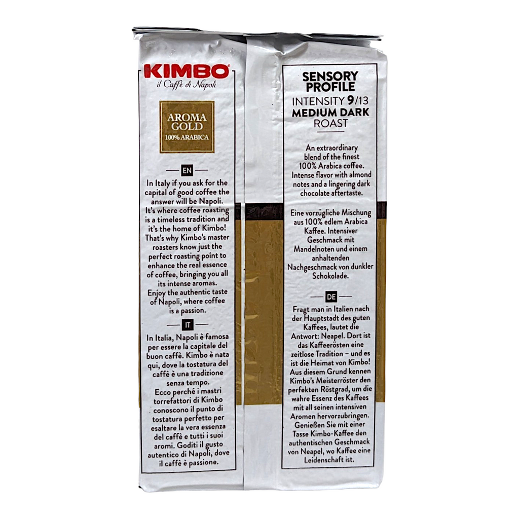 Kimbo Ground Coffee Aroma Gold 250g