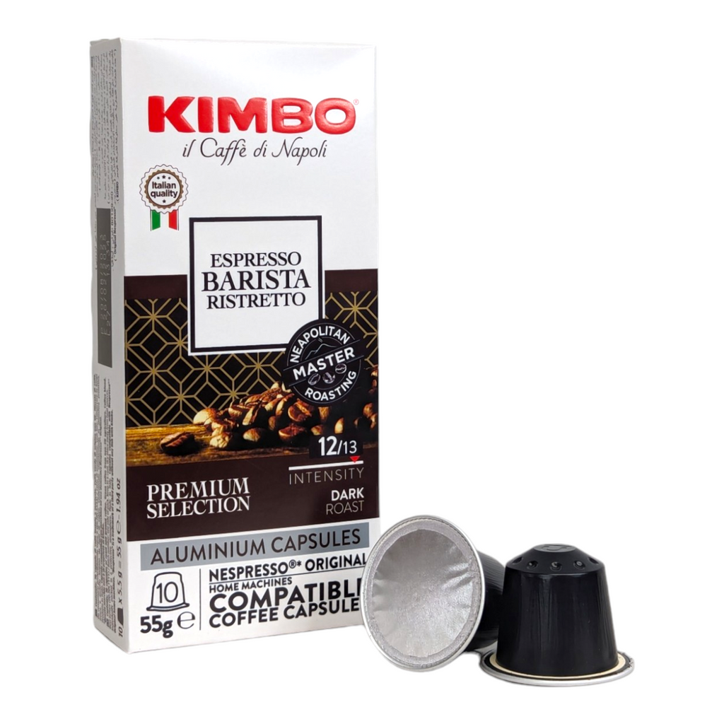 Kimbo Nespresso® Compatible Aluminium Capsules Barista Ristretto 10pk