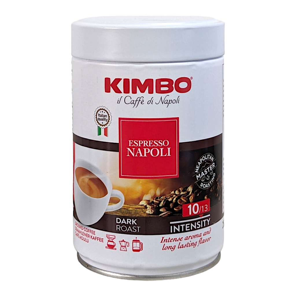 Kimbo Ground Coffee Napoli/Napoletano 250g Tin