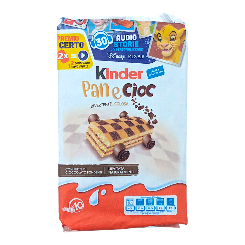 Kinder Pan e Cioc Milk and Chocolate Sponge Cake 290g