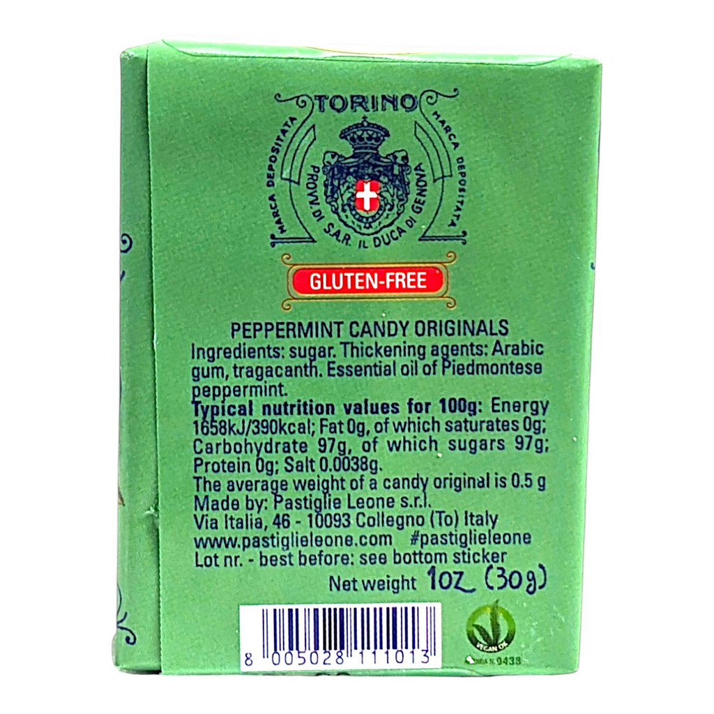 Leone Pastilles Peppermint Gluten Free Sweets - Caramelline alla Menta 30g