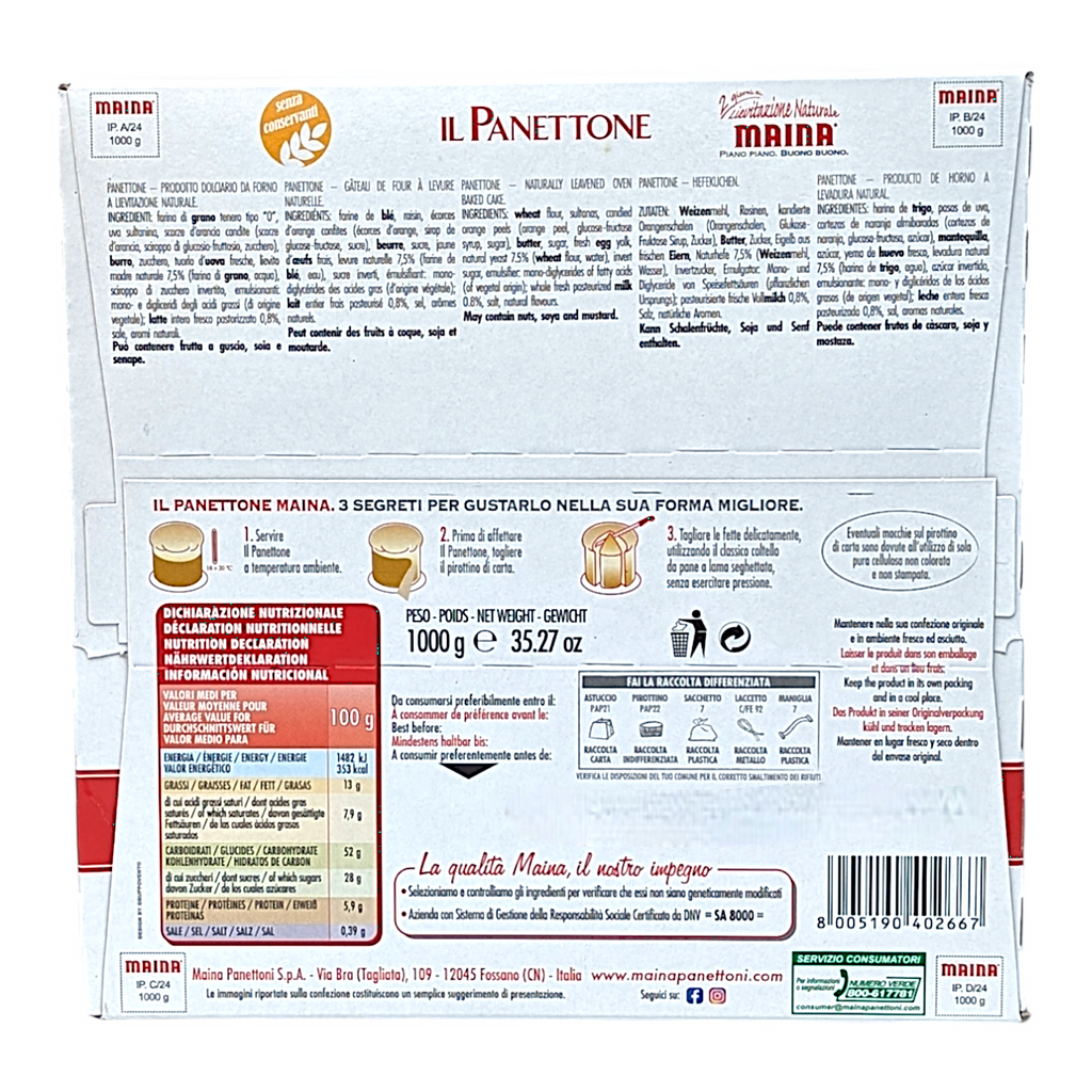 Maina Il Panettone Classico 1kg