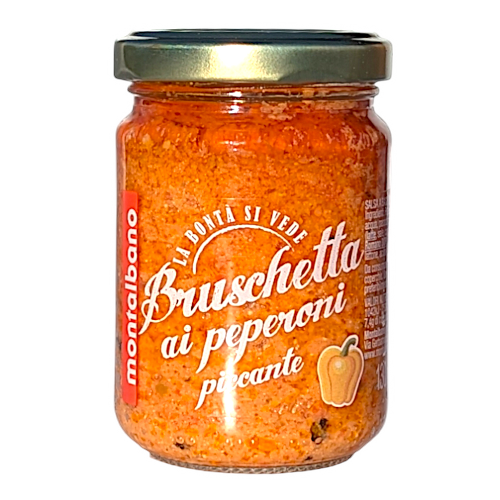 Montalbano Peppers Pate, Spicy Bruschetta Topping 130g