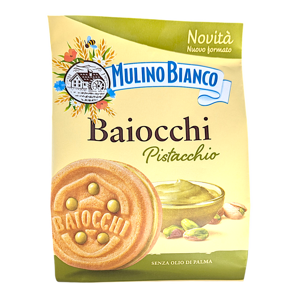 Mulino Bianco Baiocchi Pistacchio Cream Filled Biscuits 240g