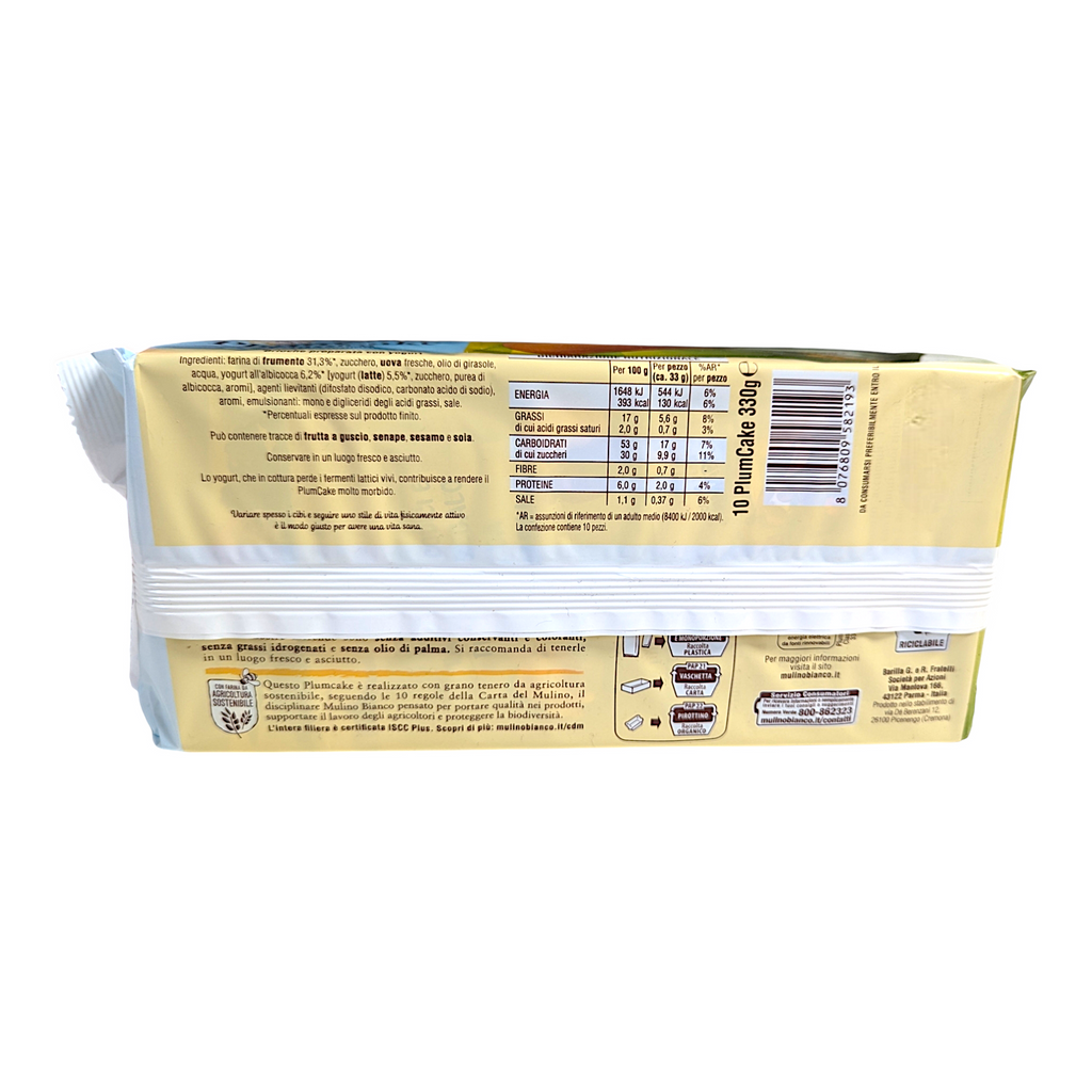 Mulino Bianco Plum Cake Yogurt Classic Breakfast Bar 10x33g (330g Total) - Italia Solutions UK