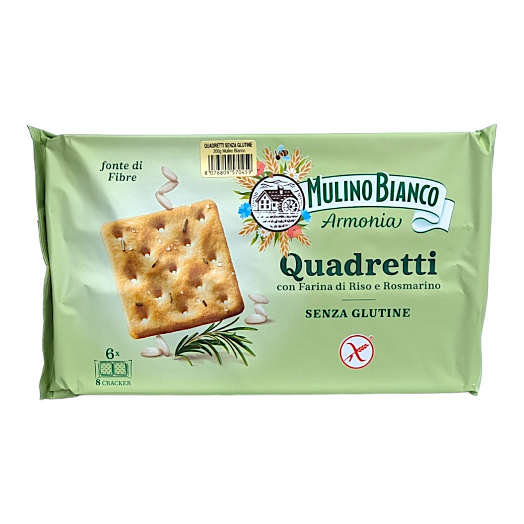 Mulino Bianco Quadretti Crackers Gluten Free 200g