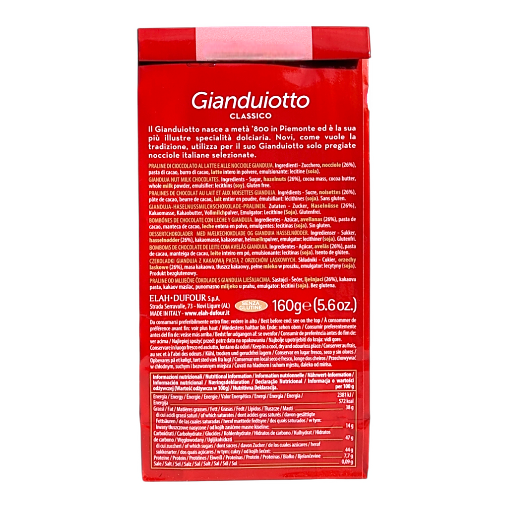 Novi Gianduiotto Classico Giannduja Chocolates - Praline alla Gianduia 160g