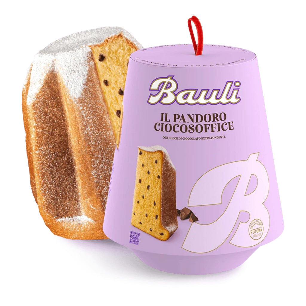 Bauli Il Pandoro Ciocosoffice, Classic with Extra Dark Chocolate Drops 750g