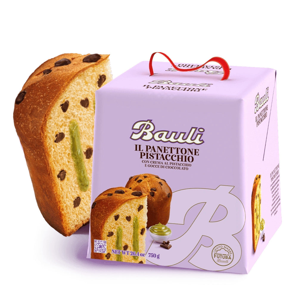 Bauli Panettone with Pistachio Cream and Dark Chocolate Chip 750g - Italia Solutions UK