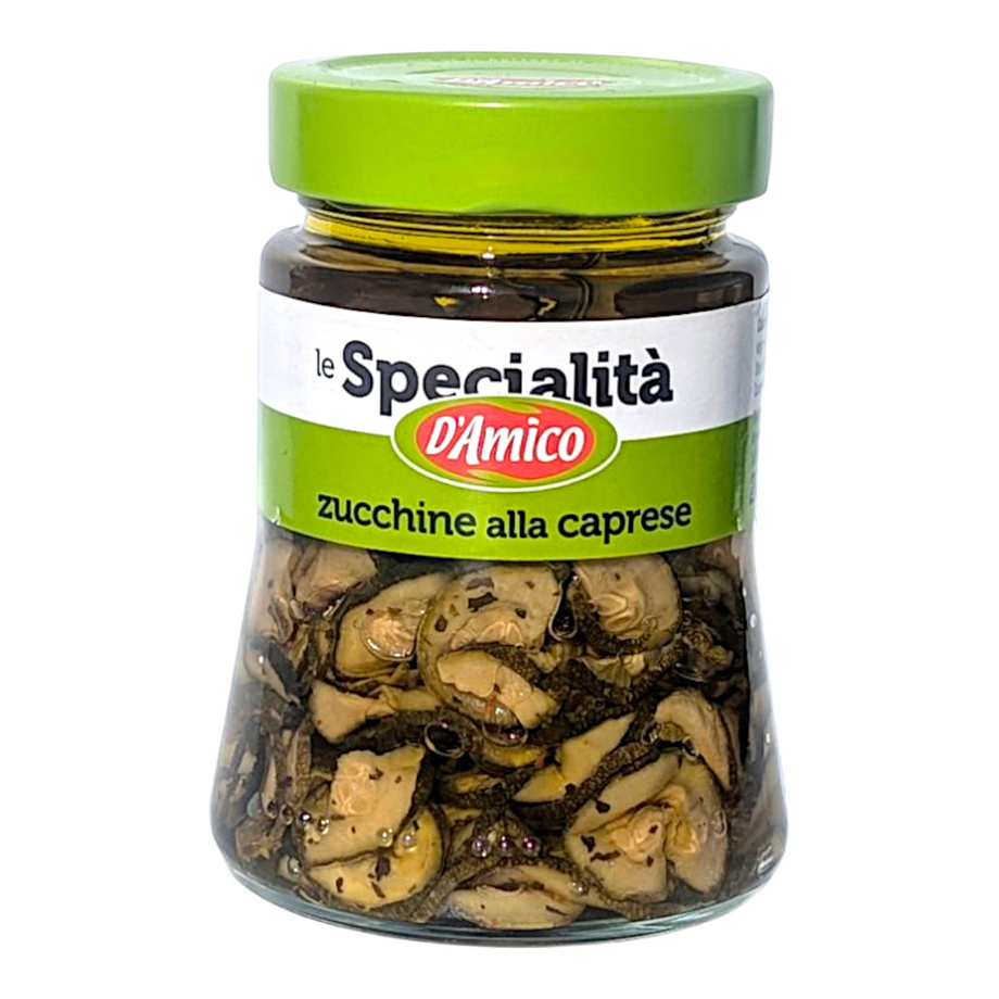 きゅうり D'Amico Zucchine Alla Caprese - Courgettes in Oil 280g